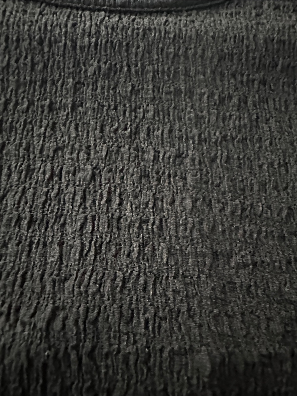 ASTR Black Short-Sleeve Textured Top - Picture 4 of 4